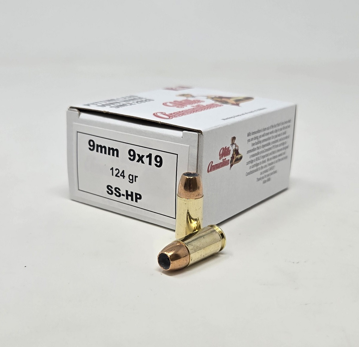 Mills V-Crown HP JHP Ammo