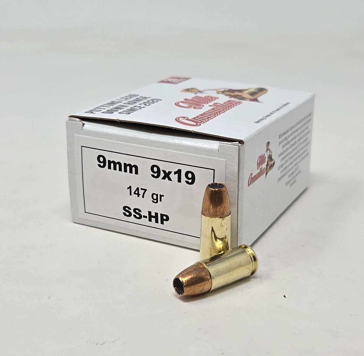 9mm Ammo - Mills Ammo V-Crown HP JHP Mills V-Crown HP JHP Ammo