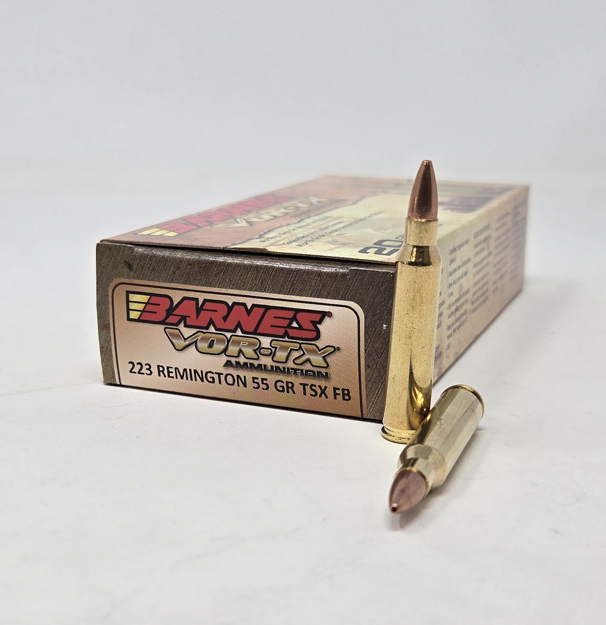 Barnes Copper Flat Base HP TSX Ammo