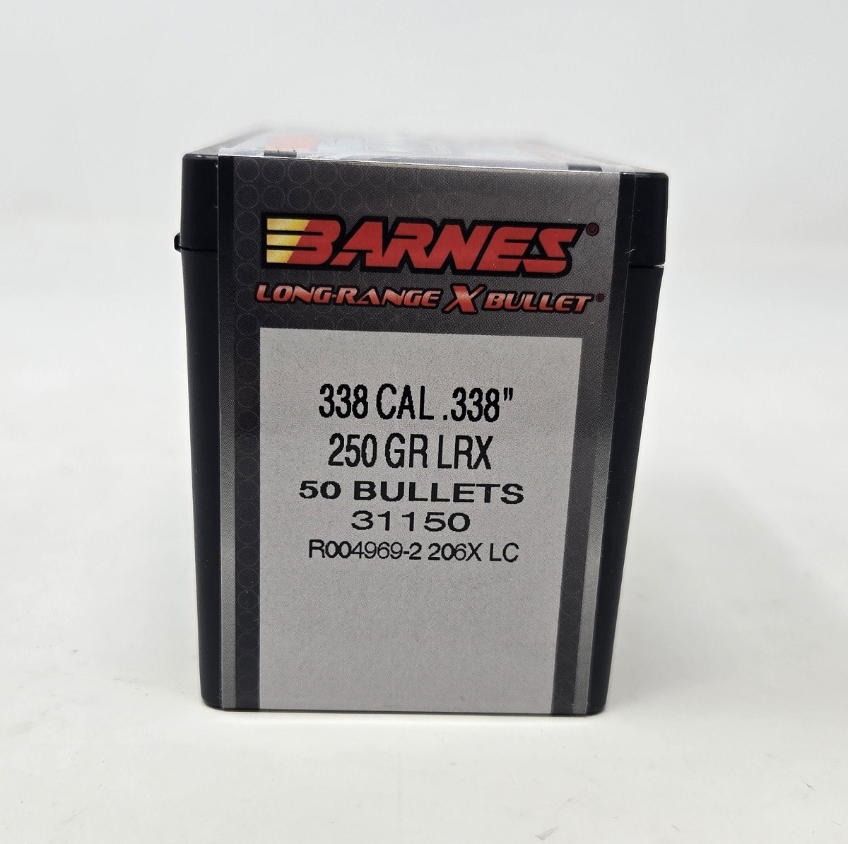 Barnes 338 Cal 338 Dia Reloading Bullets Copper LRX B31150 250 Grain Boat Tail Ballistic Tip 50 Pieces