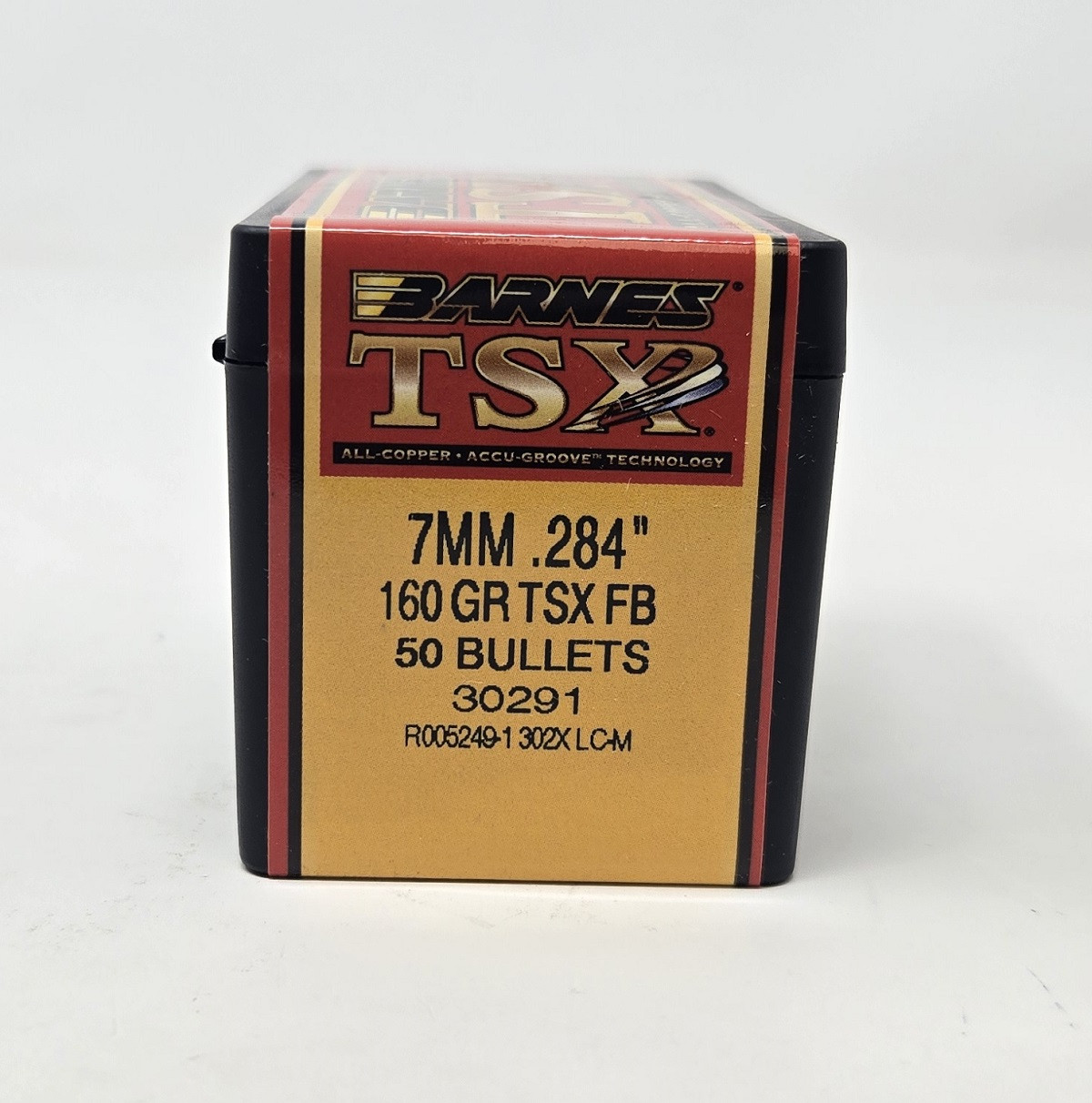 Barnes 7mm (.284 Dia) Reloading Bullets Copper TSX B30291 160 Grain Flat Base Hollow Point 50 Pieces