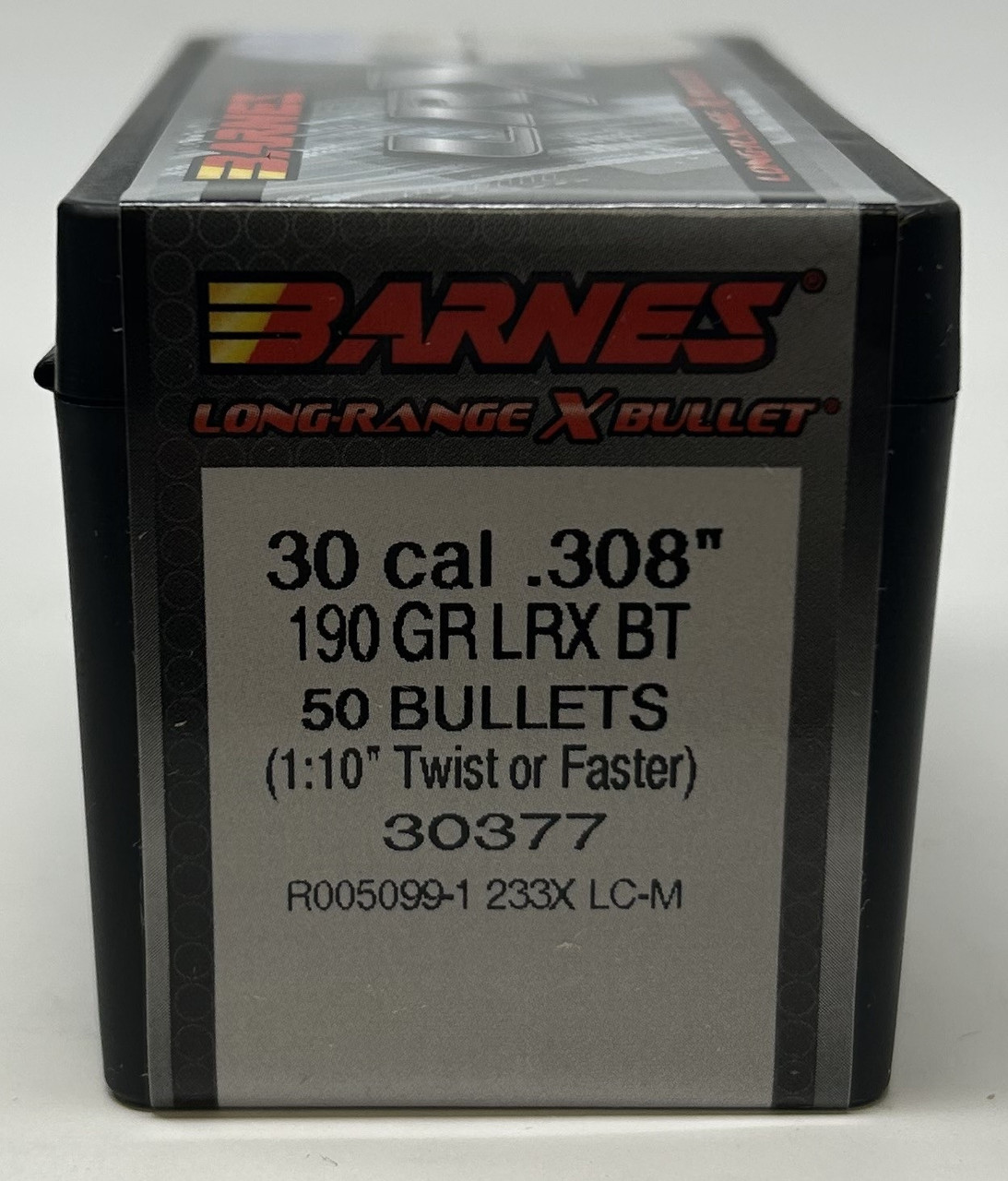 Barnes 30 Cal 308 Dia Reloading Bullets Copper LRX B30377 190 Grain Boat Tail Ballistic Tip 50 Pieces