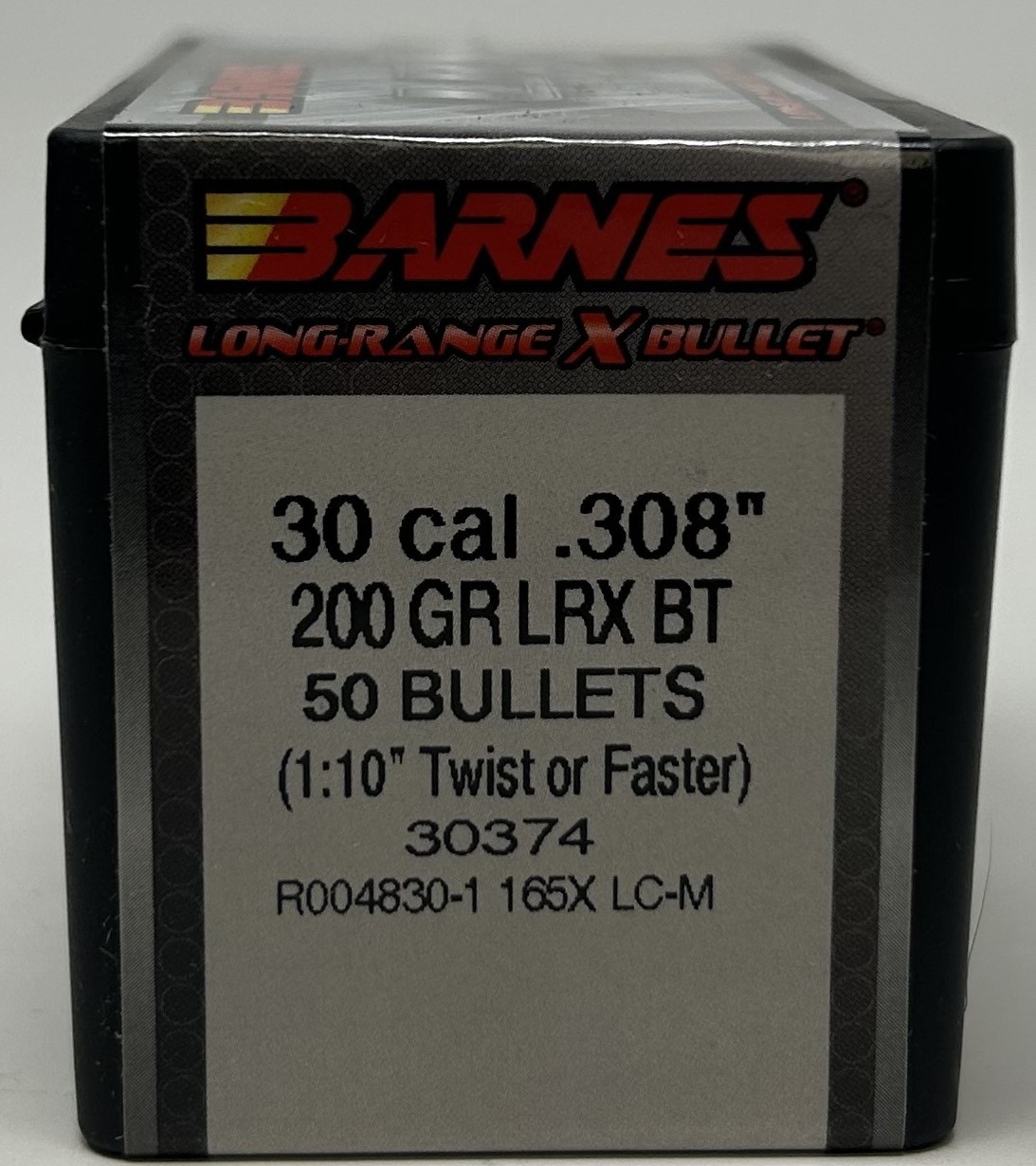 Barnes 30 Cal 308 Dia Reloading Bullets Copper LRX B30374 200 Grain Boat Tail Ballistic Tip 50 Pieces