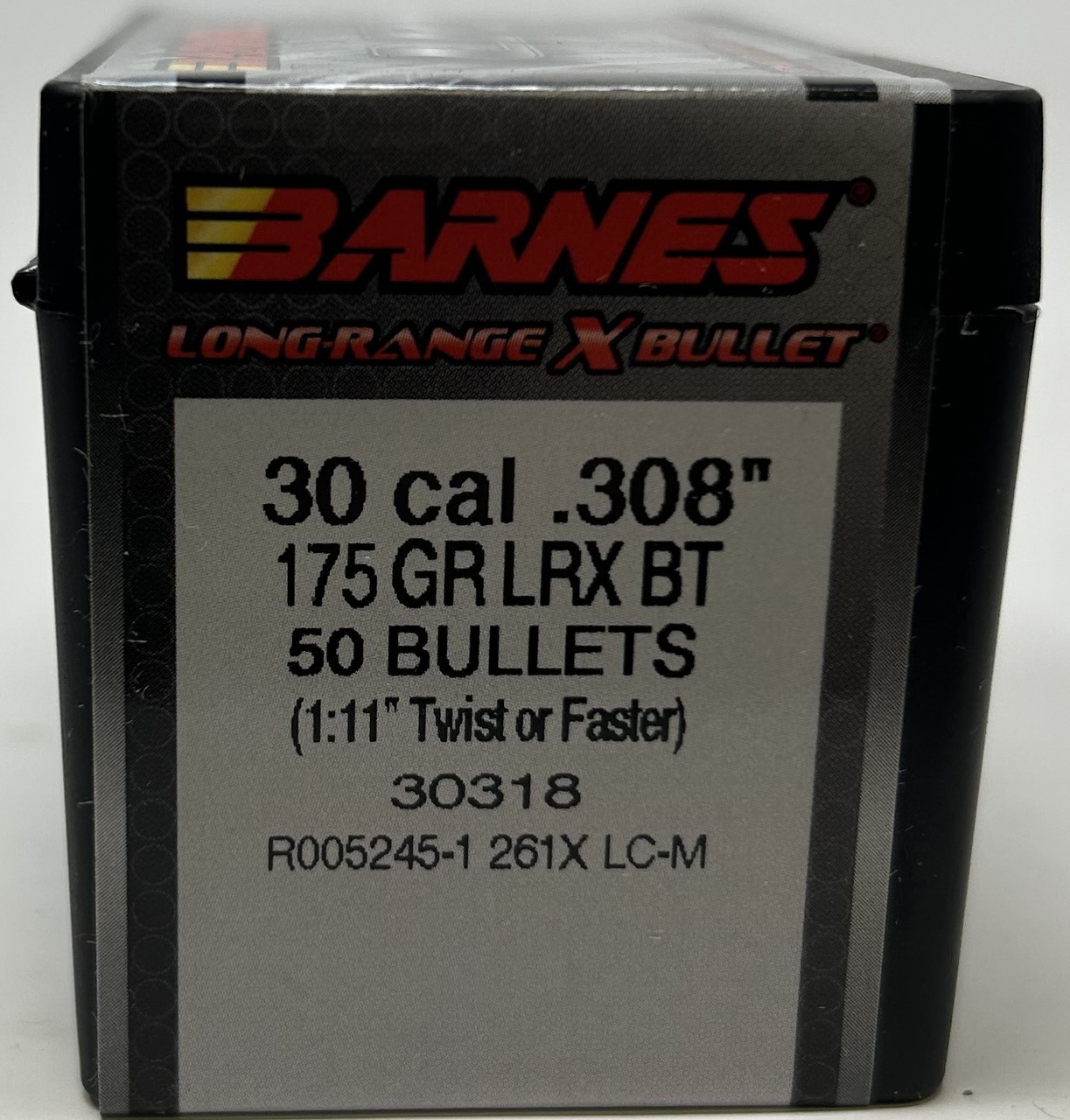 Barnes 30 Cal 308 Dia Reloading Bullets Copper LRX B30318 175 Grain Boat Tail Ballistic Tip 50 Pieces