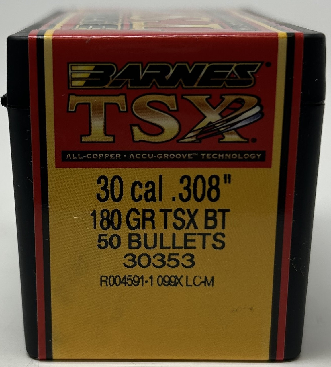 Barnes 30 Cal 308 Dia Reloading Bullets Copper TSX B30353 180 Grain Boat Tail Hollow Point 50 Pieces