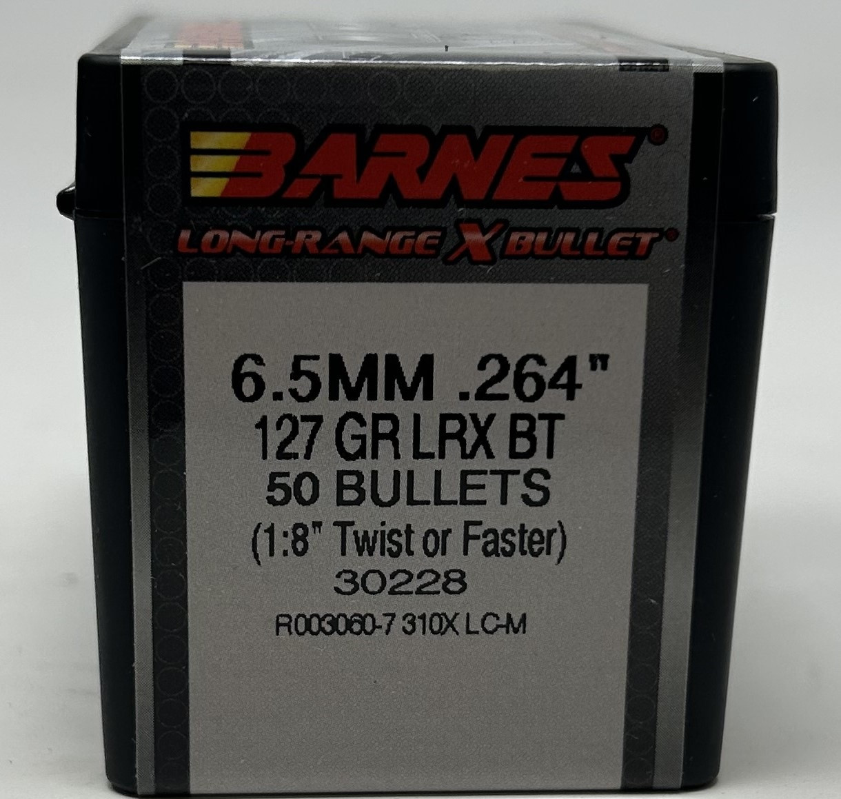 Barnes 6.5mm (.264 Dia) Reloading Bullets Copper LRX B30228 127 Grain Boat Tail Ballistic Tip 50 Pieces