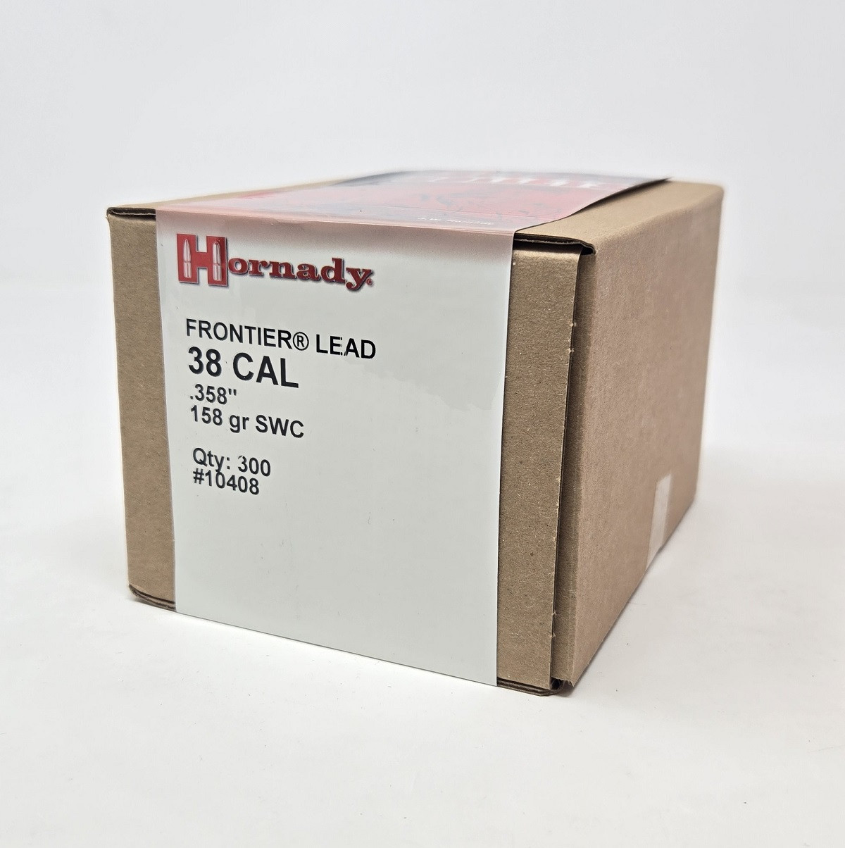 Hornady 38 Cal (.358 Dia) Reloading Bullets H10408 158 Grain Semi-Wadcutter 300 Pieces