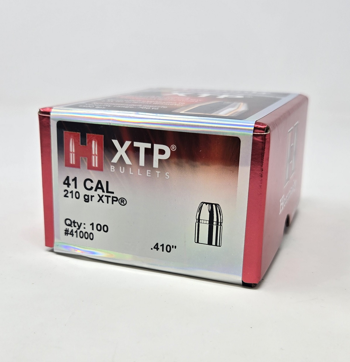 Hornady 41 Cal 410 Dia Reloading Bullets H41000 210 Grain XTP Jacketed Hollow Point 100 Pieces