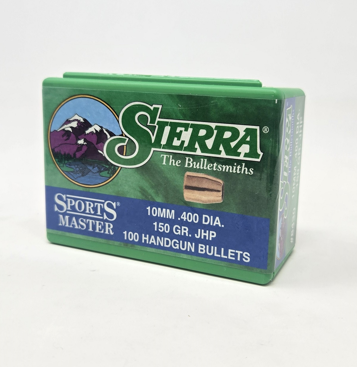 Sierra 10mm 400 Dia Reloading Bullets Sports Master SRAA8430 150 Grain Jacketed Hollow Point 100 Pieces