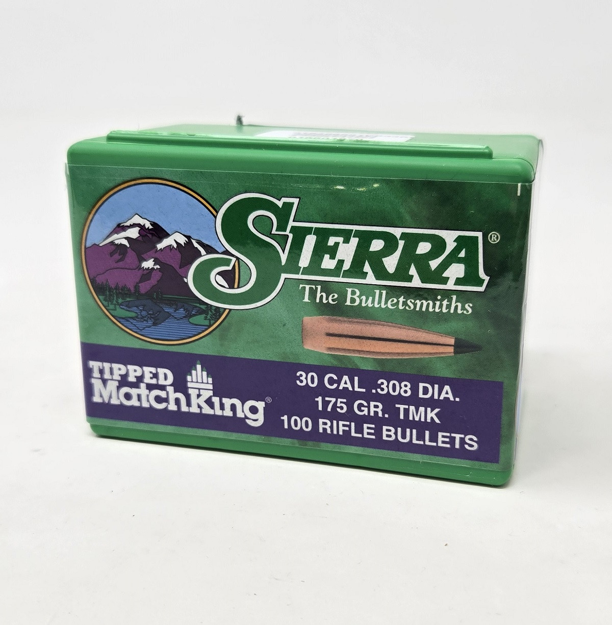 Sierra 30 Cal762mm 308 Dia Reloading Bullets Tipped Matchking SRAA7775 175 Grain Ballistic Tip 100 Pieces