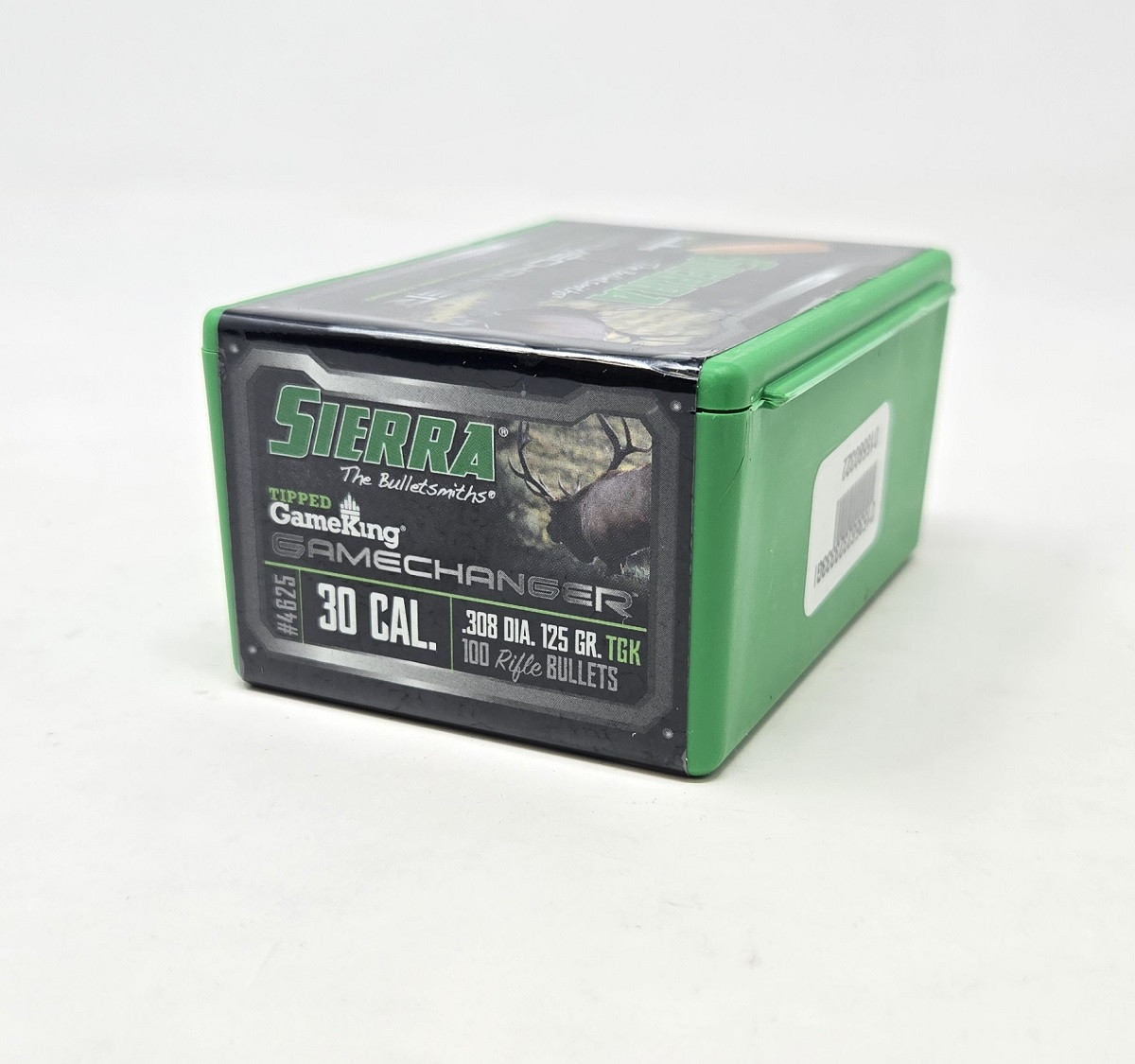 Sierra 30 Cal 308 Dia Reloading Bullets Tipped Gameking SRAA4625 125 Grain Ballistic Tip 100 Pieces