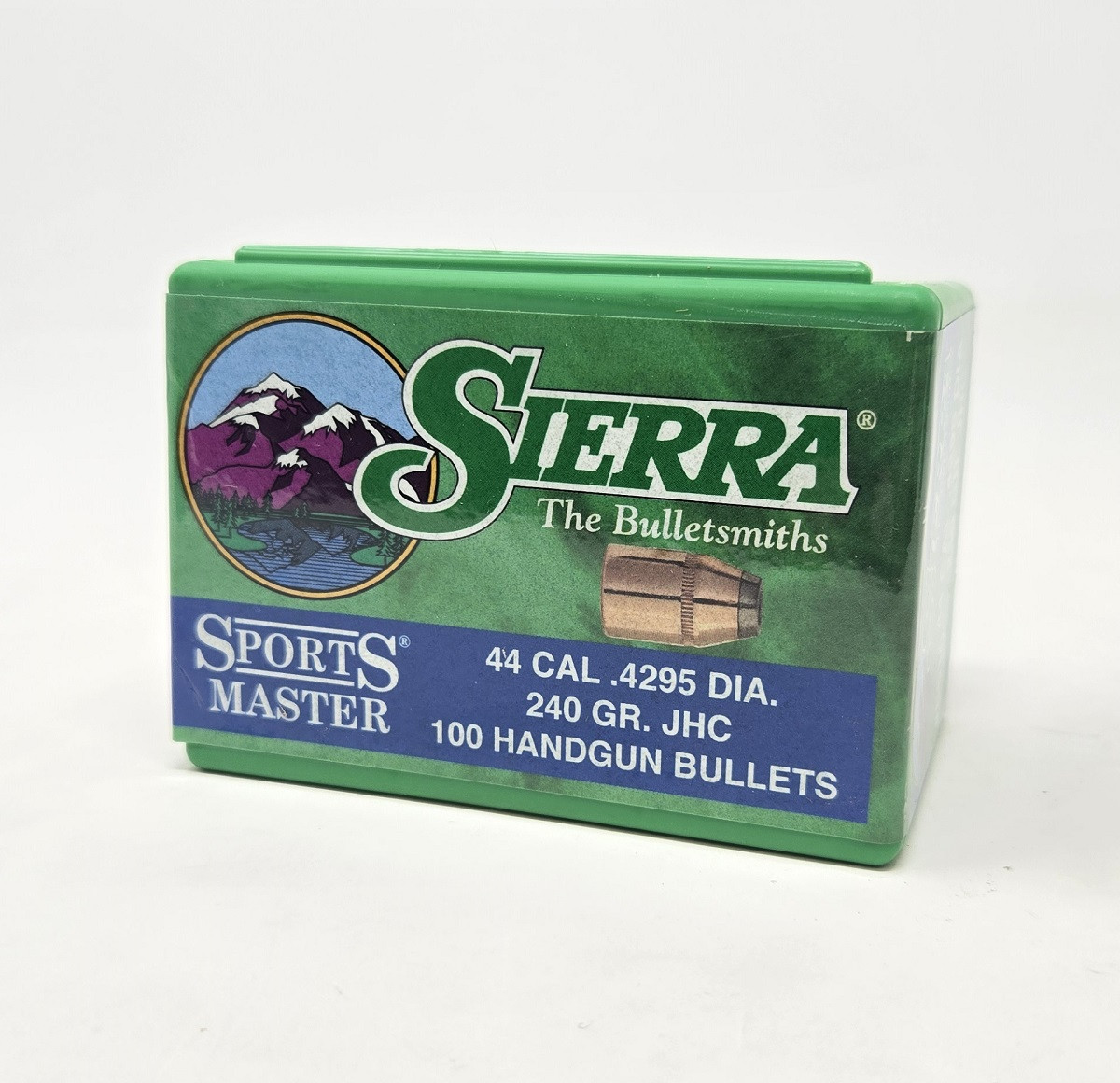 Sierra 44 Mag44 Cal 429 Dia Reloading Bullets Sports Master SRAA8610 240 Grain Jacketed Hollow Cavity 100 Pieces