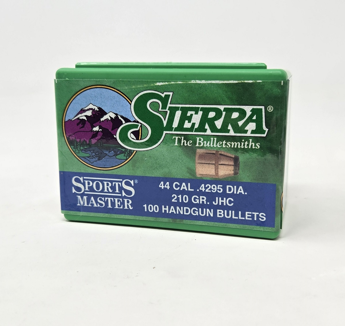 Sierra 44 Cal44 Mag 429 Dia Reloading Bullets Sports Master SRAA8620 210 Grain Jacketed Hollow Cavity 100 Pieces