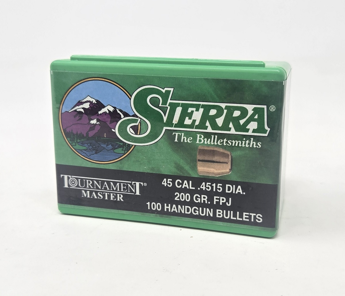 Sierra 45 Cal 451 Dia Reloading Bullets Tournament Master SRAA8825 200 Grain Full Metal Jacket 100 Pieces
