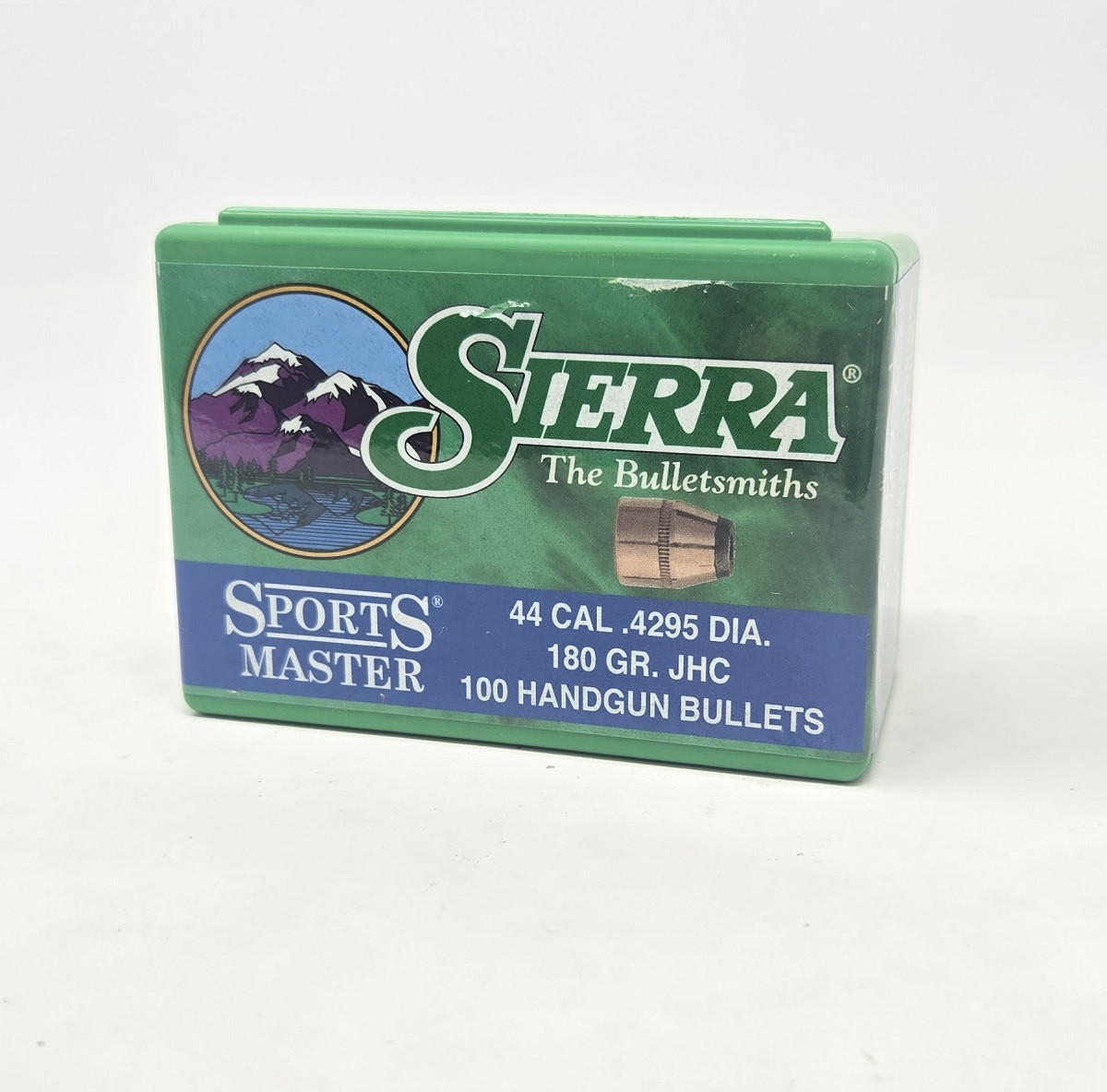 Sierra 44 Cal44 Mag 429 Dia Reloading Bullets Sports Master SRAA8600 180 Grain Jacketed Hollow Cavity 100 Pieces