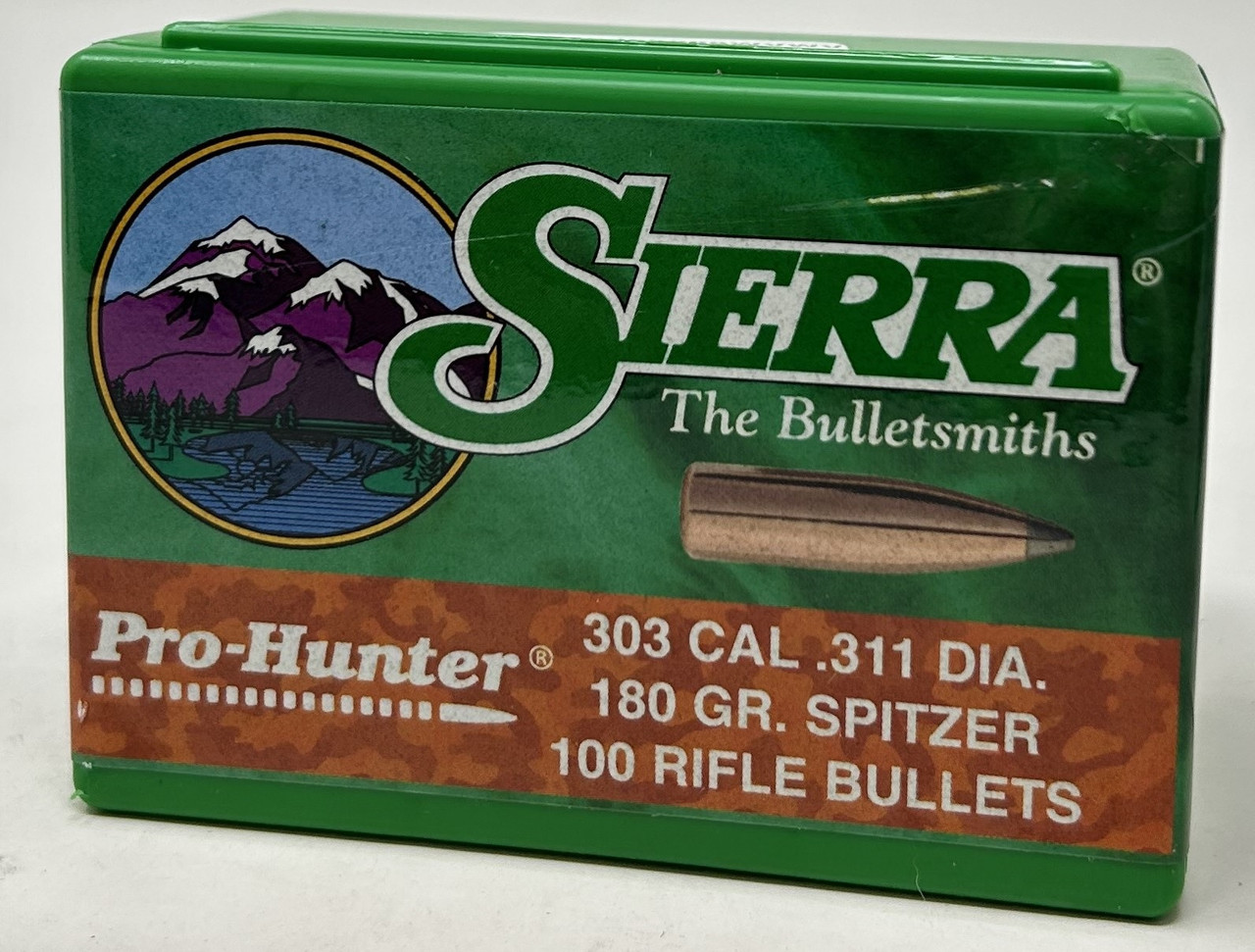 Sierra 303 Cal 311 Dia Reloading Bullets Pro Hunter SRAA2310 180 Grain Spitzer Soft Point 100 Pieces