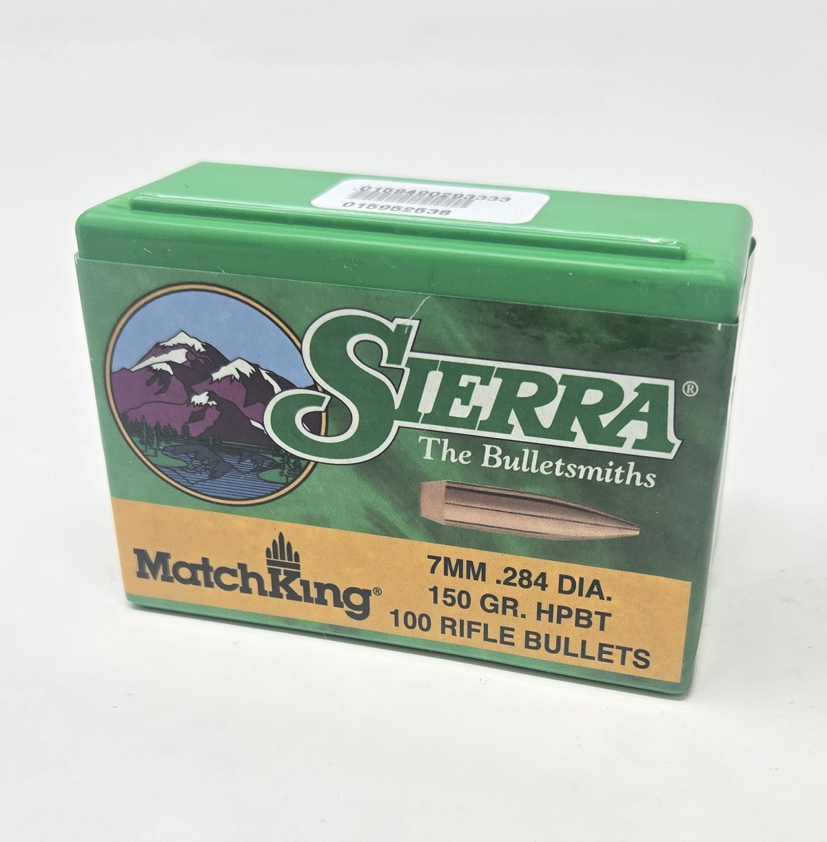 Sierra 7mm 284 Dia Reloading Bullets Matchking SRAA1915 150 Grain Hollow Point Boat Tail 100 Pieces