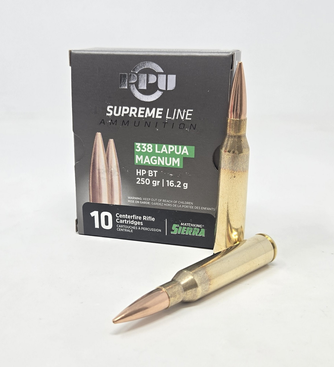 Prvi PPU Supreme Line Sierra Matchking Boat Tail HP Ammo