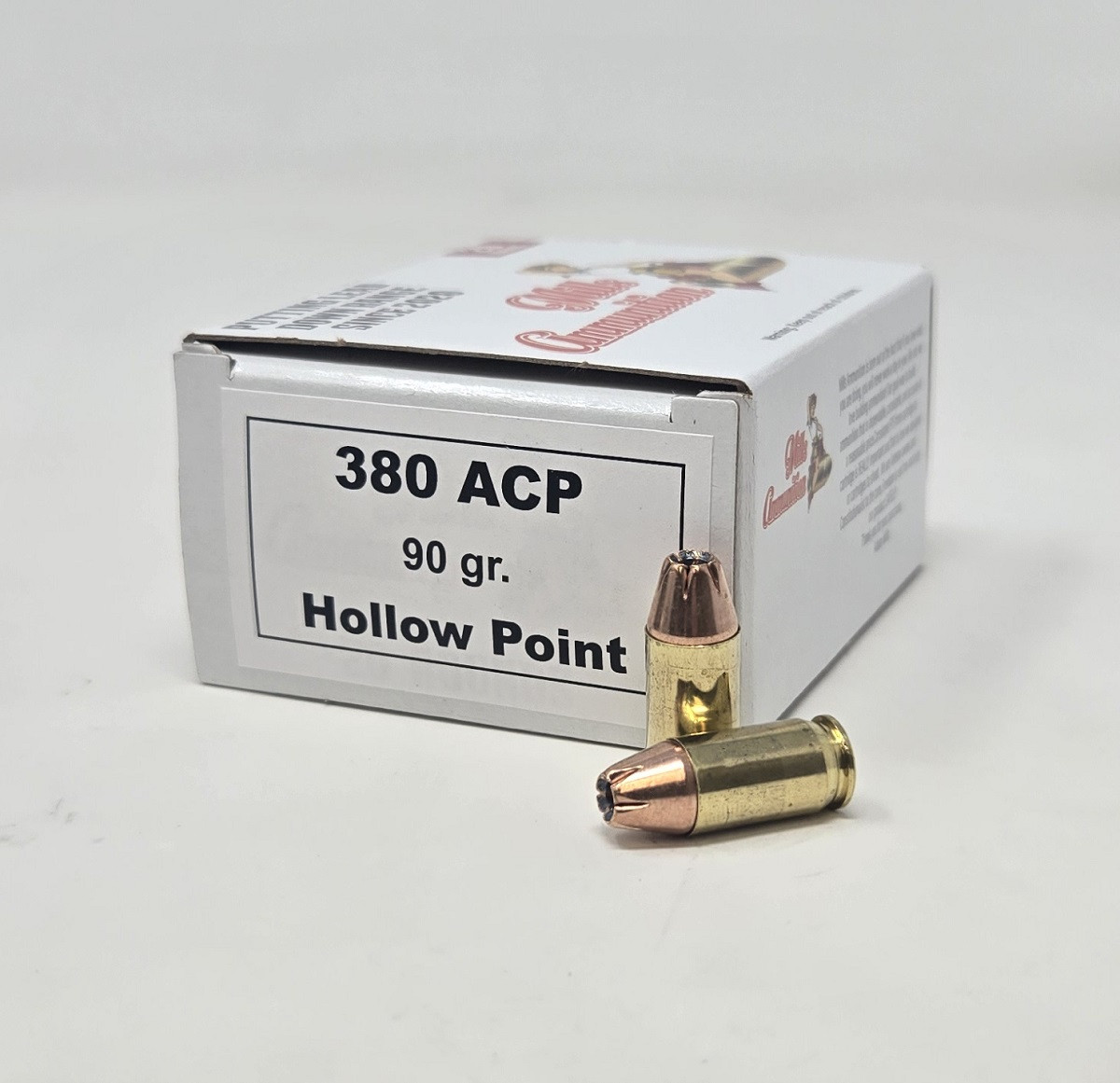 380 Auto Ammo - Mills Ammo HP JHP Mills HP JHP Ammo