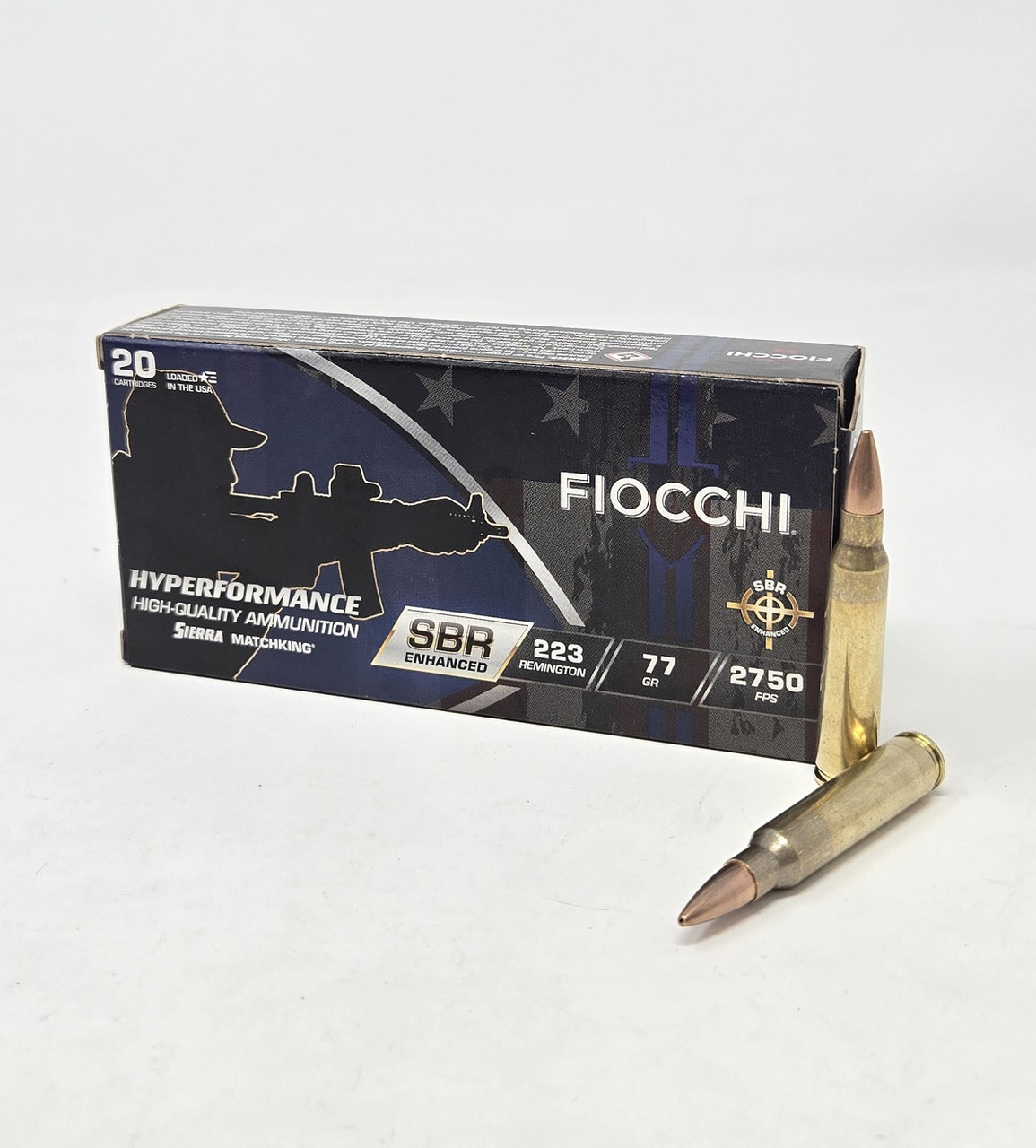 Fiocchi Hyperformance SBR Enhanced Matchking Boat Tail HP Ammo