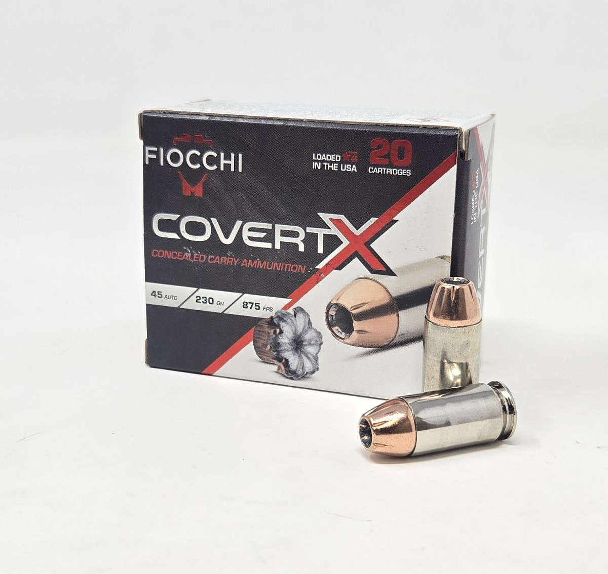 Fiocchi Covert X HP JHP Ammo