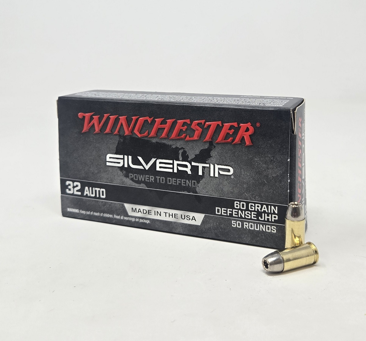 32 ACP Ammo - Winchester Ammo Silvertip Defense HP JHP Winchester Silvertip Defense HP JHP Ammo