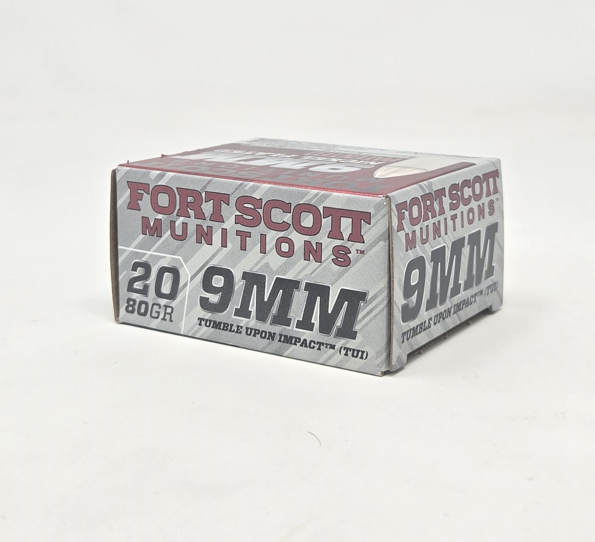 9mm Ammo - Fort Scott Munitions Ammo Nickel Plated Tumble Upon Impact SC Spun Fort Scott Munitions Nickel Plated Tumble Upon Impact SC Spun Ammo