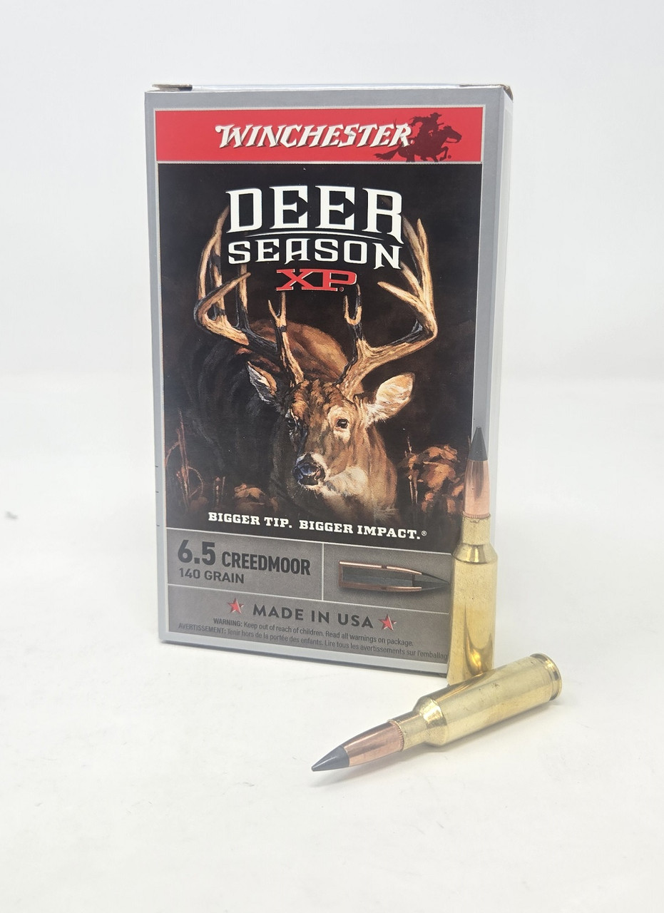 6.5mm Creedmoor Ammo - Winchester Ammo Deer Season XP Extreme Point Winchester Deer Season XP Extreme Point Ammo