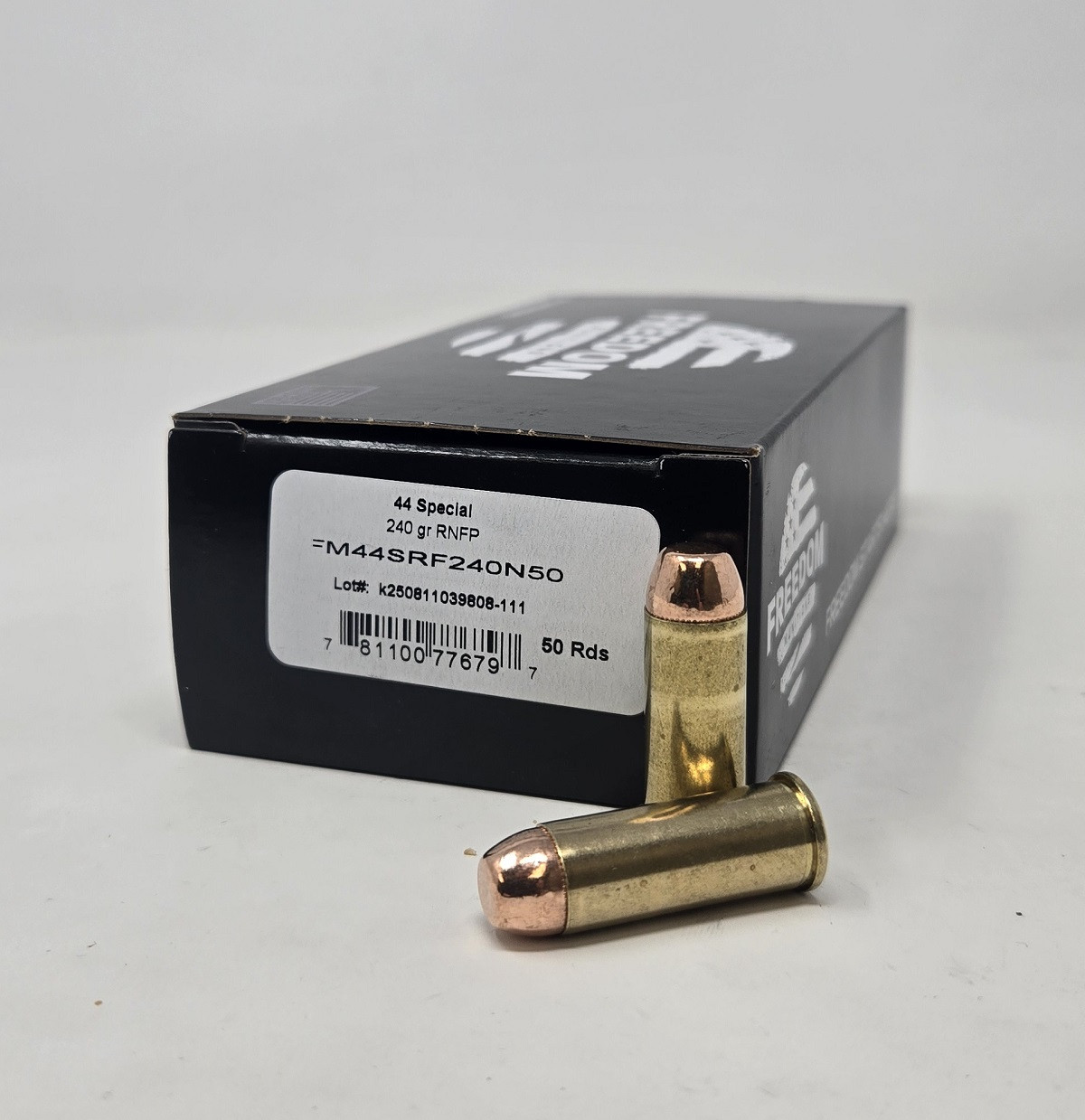 44 S&W Special Ammo - Freedom Munitions Ammo Flat Point FMJ RN Freedom Munitions Flat Point FMJ RN Ammo
