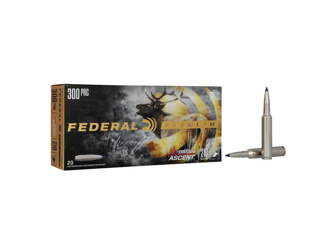 300 PRC Ammo - Federal Premium Ammo Terminal Ascent Ballistic Tip Federal Premium Terminal Ascent Ballistic Tip Ammo