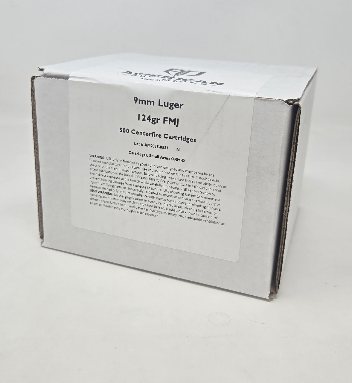 9mm Ammo - Bulk American Munitions Ammo BULK FMJ Bulk American Munitions BULK FMJ Ammo