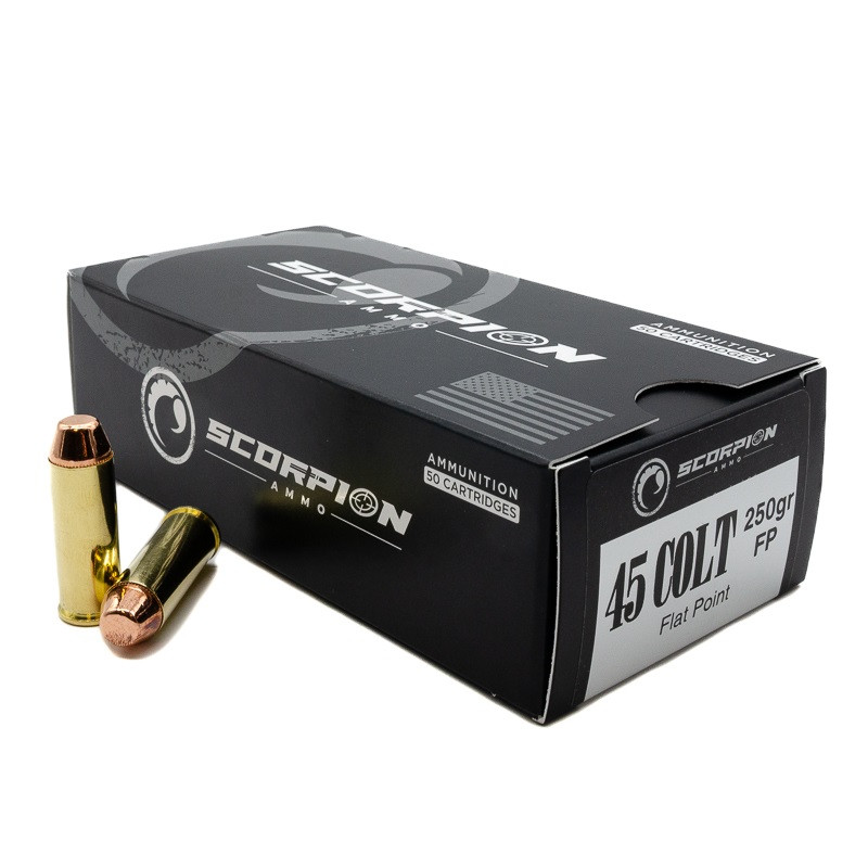 Scorpion Flat Point FMJ Ammo