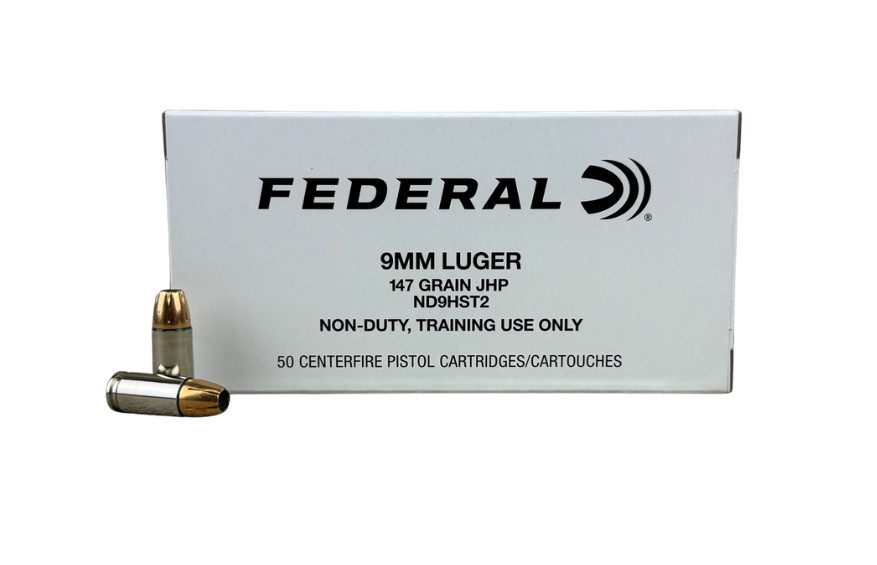 9mm Ammo - Federal Ammo Non Duty HST HP JHP Federal Non Duty HST HP JHP Ammo