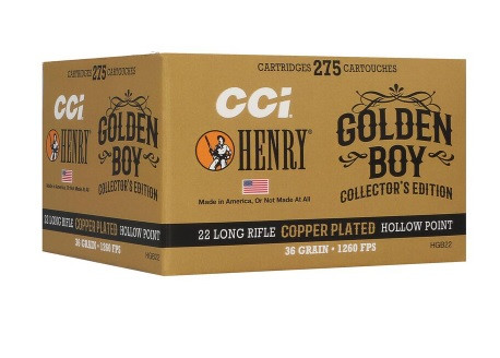 CCI Henry Golden Boy Edition CP HP Ammo