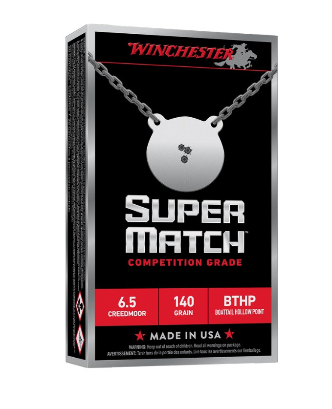 6.5mm Creedmoor Ammo - Winchester Ammo Super Match Boat Tail HP Winchester Super Match Boat Tail HP Ammo
