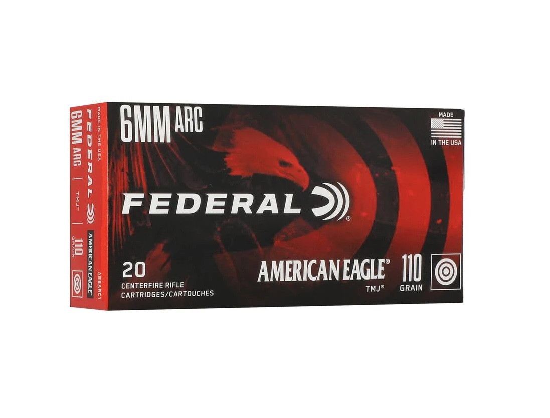 6mm ARC Ammo - Federal American Eagle Ammo TMJ Federal American Eagle TMJ Ammo