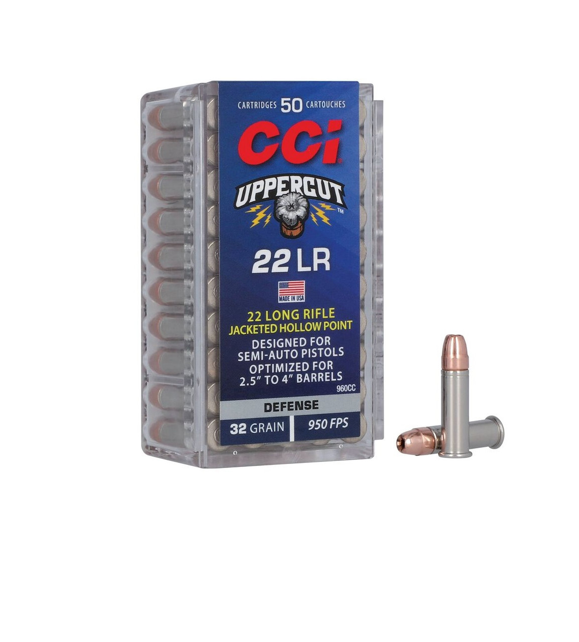 CCI Uppercut JHP Ammo