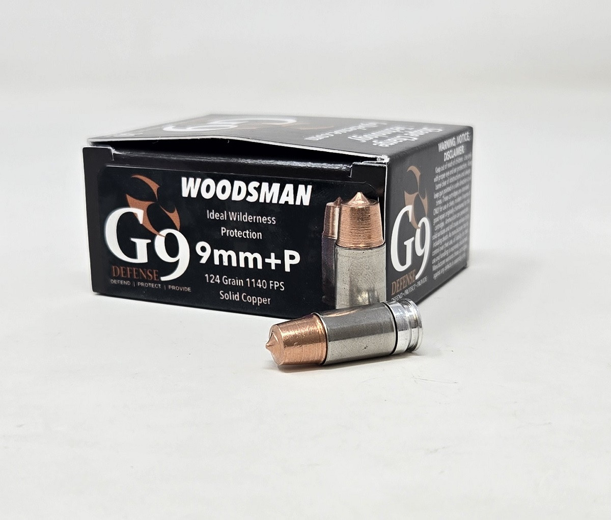9mm Ammo - Defense Ammo Woodsman SC +P Defense Woodsman SC +P Ammo