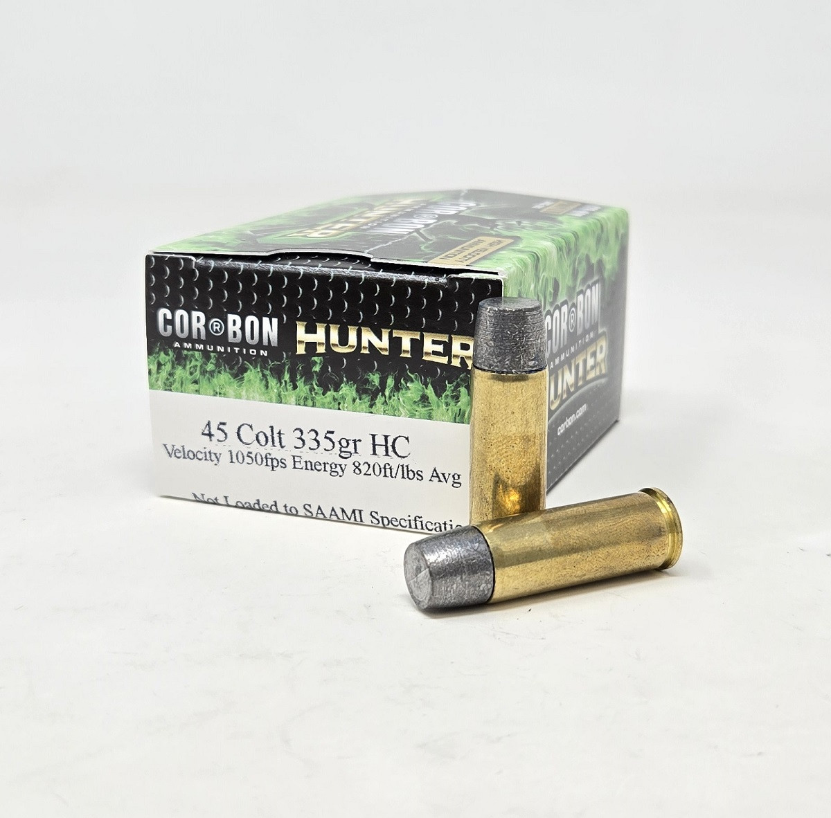 45 Colt Ammo - Corbon Ammo Hunter Hard Cast Flat Nose Corbon Hunter Hard Cast Flat Nose Ammo