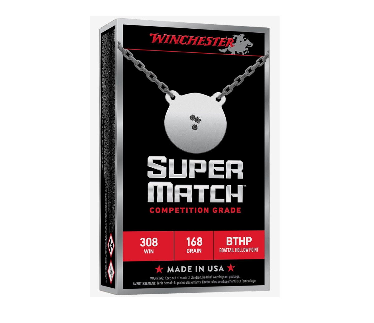 Winchester Super Match Boat Tail HP Ammo
