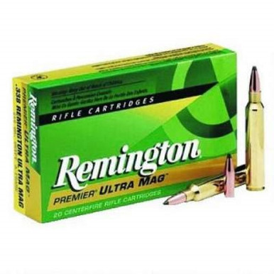 Remington 338 Remington Ultra Magnum Ammunition PR338UM1 250 Grain Soft ...
