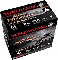 Winchester 12 Gauge Ammunition Super Pheasant X12PH5 2-3/4" 1-3/8oz 5 shot 1300fps 25 rounds