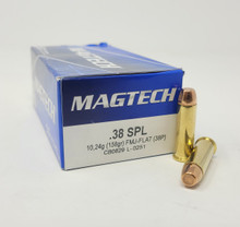 Magtech 38 Special Ammunition MT38P 158 Grain Full Metal Jacket 50 rounds