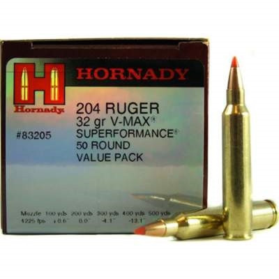 Hornady V-MAX Ballistic Tip Ammo