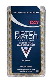 CCI 0051 22 LR Pistol Match BRICK Competition 500 rounds