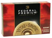 Federal 20 Gauge Ammunition P2563B 2-3/4" 1100fps #3 Buckshot 20 Pellets 5 rounds