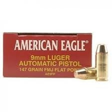 Federal American Eagle Flat Point FMJ Ammo