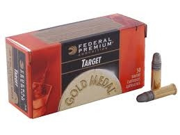 Federal Gold Medal Target Lead RN LRN Ammo