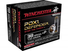 Winchester 38 Special +P Supreme Elite PDX S38PDB 130 gr Bonded JHP 20 rounds