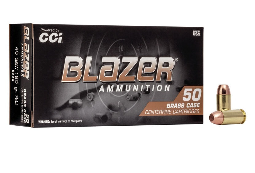 Bulk CCI Blazer Brass Flat Nose Of FMJ Ammo
